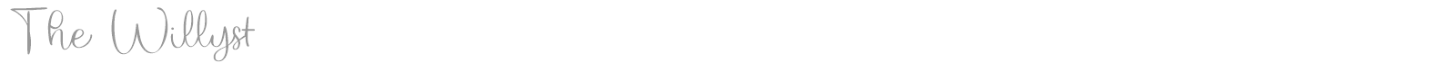 The Willyst font preview